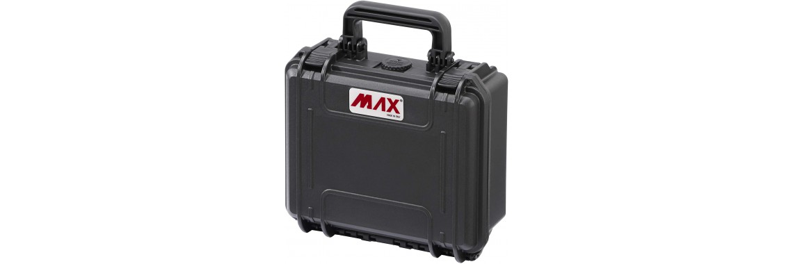 Max MAX235H105S.079 Valigia ermetica, Nero, 235 x 180 x 106 mm